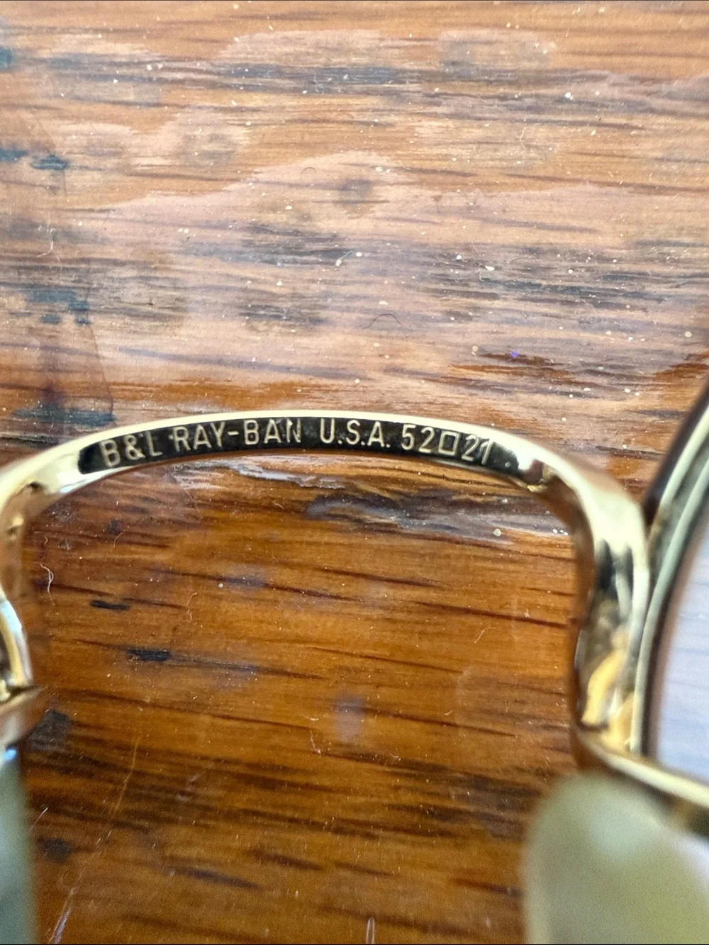 Vintage 80s B&L Ray-Ban Round Tortuga Gold Sunglasses 52-21 USA w/ Case